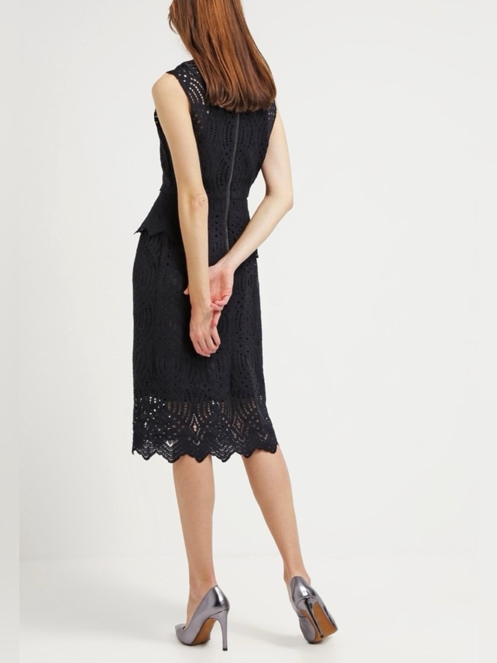 NWoT Whistles Lace “Day” Dress in Navy
